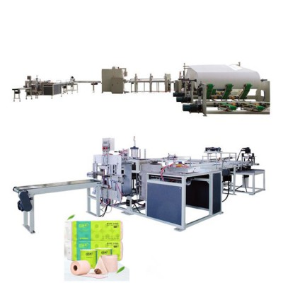 Waste Paper Recycling Jumbo Roll Small Toilet Paper Roll Facial Tissue  Napkin Making Machine Price