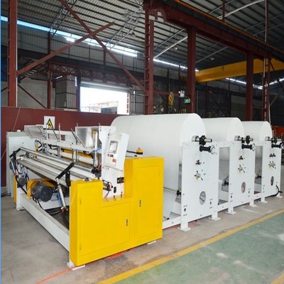 Small Toilet Tissue Kitchen Towel Paper Rewinding Making Machine