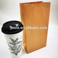 120gsm 100gsm kraft paper bag eco-friendly food packaging bags in custom size