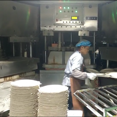 Sugarcane Bagasse To Pulp Molasses Paper Plate Machine