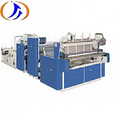 Automatic Small Toilet Tissue Paper Making Machine Jumbo Roll Rewinding Processing Converting Machine