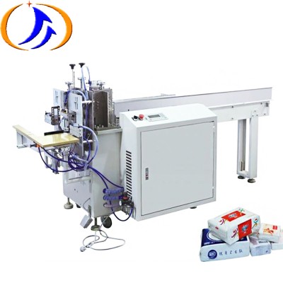 China Equipment High Quality Soft Drawn Facial Tissue Paper Wrapping Packaging Machine Facial Tissue Packing Processing Machine