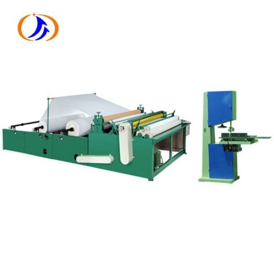 Full Automatic Toilet Paper Roll Processing Rewinding Machine